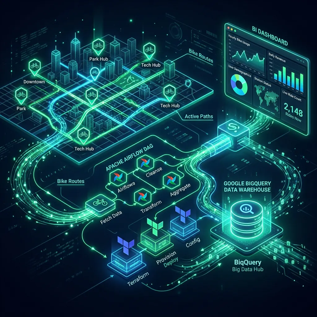Divvy Bikes – End-to-End Data Pipeline